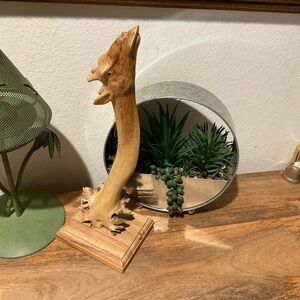 Hand Carved Beautiful Girffe